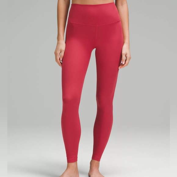 lululemon athletica Pants - lululemon Align™ Ribbed HR Pant 28" VNTR 6
Color: Vintage Rose
Size: 6